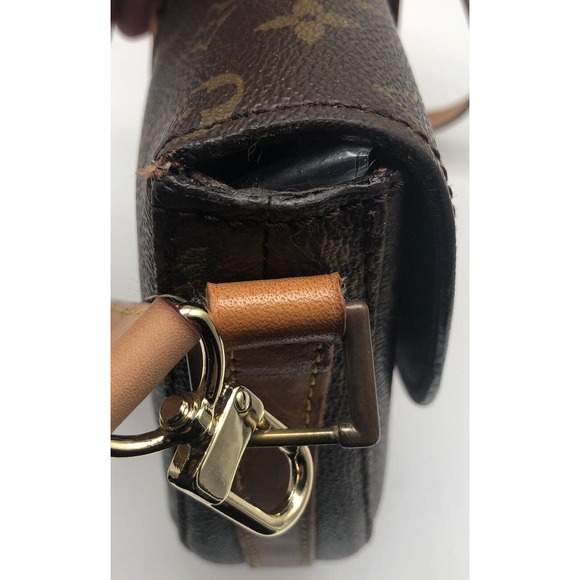 LOUIS VUITTON Monogram Shanti GM M40647 Cross Body Bag Vintage Purse Designer - Picture 10 of 17